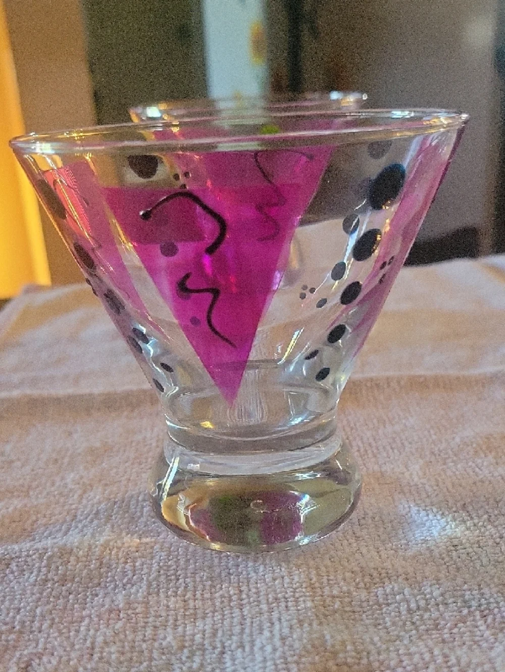 Libbey Mini Martini Glasses, Set Of 5. No Call Outs. Colorful, Party Fun